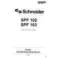 SCHNEIDER SPF102 Service Manual SCHNEIDER SPF102 Service Manual