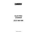 ZANUSSI ZCE560NW Owners Manual ZANUSSI ZCE560NW Owners Manual