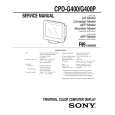 SONY CPDG400 Service Manual SONY CPDG400 Service Manual