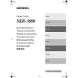 ONKYO SKR-3600 Owners Manual ONKYO SKR-3600 Owners Manual