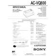 SONY AC-VQ800 Service Manual SONY AC-VQ800 Service Manual
