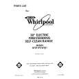 WHIRLPOOL RF391PXWW1 Parts Catalog WHIRLPOOL RF391PXWW1 Parts Catalog