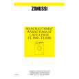 ZANUSSI FL1200 Owners Manual ZANUSSI FL1200 Owners Manual