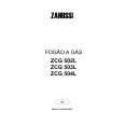 ZANUSSI ZCG503LW Owners Manual ZANUSSI ZCG503LW Owners Manual
