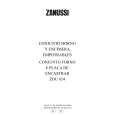 ZANUSSI ZOU654FTN Owners Manual ZANUSSI ZOU654FTN Owners Manual