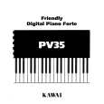 KAWAI PV35 Owners Manual KAWAI PV35 Owners Manual