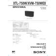 SONY XVM750WEX Service Manual SONY XVM750WEX Service Manual