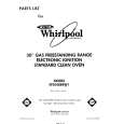 WHIRLPOOL SF305EERW1 Parts Catalog WHIRLPOOL SF305EERW1 Parts Catalog