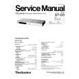 TECHNICS STG5 Service Manual TECHNICS STG5 Service Manual