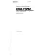 SONY GDM-CW100 Owners Manual SONY GDM-CW100 Owners Manual