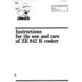 AEG ZE942R Owners Manual AEG ZE942R Owners Manual