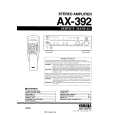 YAMAHA AX392 Instrukcja Serwisowa YAMAHA AX392 Instrukcja Serwisowa