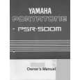 YAMAHA PSR-500m Owners Manual YAMAHA PSR-500m Owners Manual