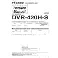 PIONEER DVR-420H-S Service Manual PIONEER DVR-420H-S Service Manual