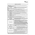 WHIRLPOOL AWZ 9989 WP Quick Start WHIRLPOOL AWZ 9989 WP Quick Start