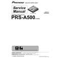 PIONEER PRS-A500/XH/EW Service Manual PIONEER PRS-A500/XH/EW Service Manual