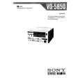SONY VO5850 Service Manual SONY VO5850 Service Manual