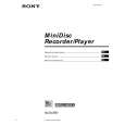 SONY MDSDRE1 Owners Manual SONY MDSDRE1 Owners Manual