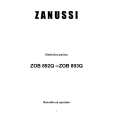 ZANUSSI ZOB 892Q Owners Manual ZANUSSI ZOB 892Q Owners Manual