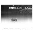 YAMAHA CX-1000 Owners Manual YAMAHA CX-1000 Owners Manual