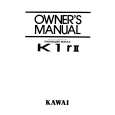 KAWAI K1RII Owners Manual KAWAI K1RII Owners Manual