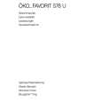 AEG FAV578U-WDK Owners Manual AEG FAV578U-WDK Owners Manual