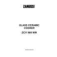 ZANUSSI ZCV560NW Owners Manual ZANUSSI ZCV560NW Owners Manual