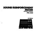 YAMAHA PM-430 Owners Manual YAMAHA PM-430 Owners Manual
