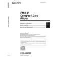 SONY CDXM9905X Owners Manual SONY CDXM9905X Owners Manual