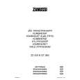 ZANUSSI ZD 22/5 B Owners Manual ZANUSSI ZD 22/5 B Owners Manual
