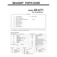 SHARP ER-A771 Parts Catalog SHARP ER-A771 Parts Catalog