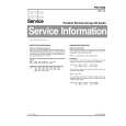 PHILIPS FWV780 Service Manual PHILIPS FWV780 Service Manual