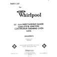 WHIRLPOOL SF333PEKT0 Parts Catalog WHIRLPOOL SF333PEKT0 Parts Catalog