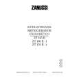 ZANUSSI ZT165R-1 Owners Manual ZANUSSI ZT165R-1 Owners Manual
