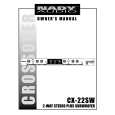 NADY AUDIO GX-22SW Owners Manual NADY AUDIO GX-22SW Owners Manual