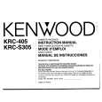 KENWOOD KRCS305 Owners Manual KENWOOD KRCS305 Owners Manual