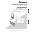 PANASONIC WXCC2010 Owners Manual PANASONIC WXCC2010 Owners Manual