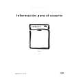 ELECTROLUX ESF641W Owners Manual ELECTROLUX ESF641W Owners Manual