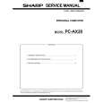 SHARP PC-AX20 Service Manual SHARP PC-AX20 Service Manual