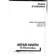 ARTHUR MARTIN ELECTROLUX AHO617N Owners Manual ARTHUR MARTIN ELECTROLUX AHO617N Owners Manual