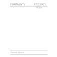 FORMENTI FPC2001.0 CHASSIS Service Manual FORMENTI FPC2001.0 CHASSIS Service Manual