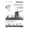 PANASONIC PVGS320 Owners Manual PANASONIC PVGS320 Owners Manual