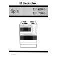 ELECTROLUX CF6045 Owners Manual ELECTROLUX CF6045 Owners Manual