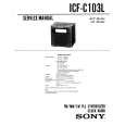 SONY ICF-C103L Service Manual SONY ICF-C103L Service Manual