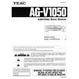TEAC AG-V1050 Owners Manual TEAC AG-V1050 Owners Manual