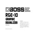 BOSS RGE-10 Owners Manual BOSS RGE-10 Owners Manual