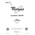 WHIRLPOOL LA5000XPW5 Parts Catalog WHIRLPOOL LA5000XPW5 Parts Catalog