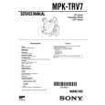 SONY MPK-TRV7 Service Manual SONY MPK-TRV7 Service Manual