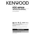 KENWOOD KDCMP928 Owners Manual KENWOOD KDCMP928 Owners Manual
