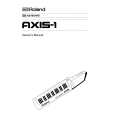 ROLAND AXIS-1 Owners Manual ROLAND AXIS-1 Owners Manual